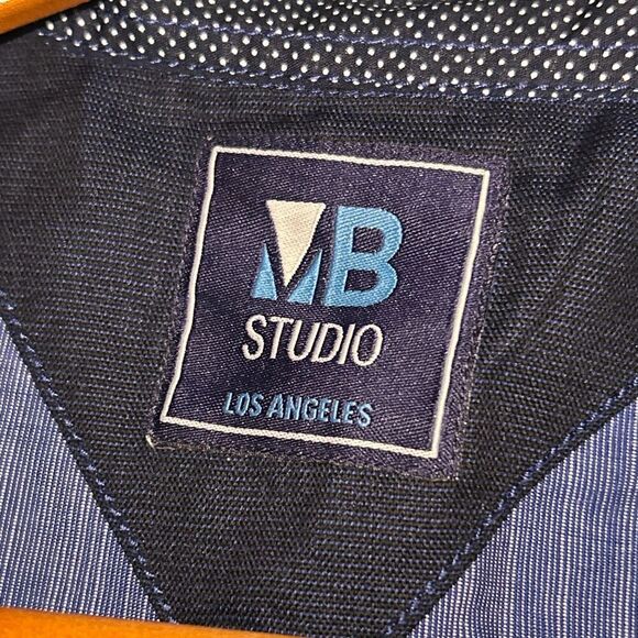 MB Studio Los Angeles Blue Denim Shirt Large - Picture 4 of 7